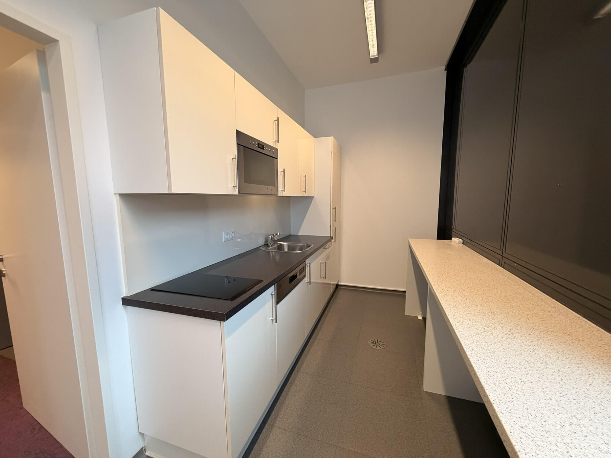 Offen gestaltete Bürofläche