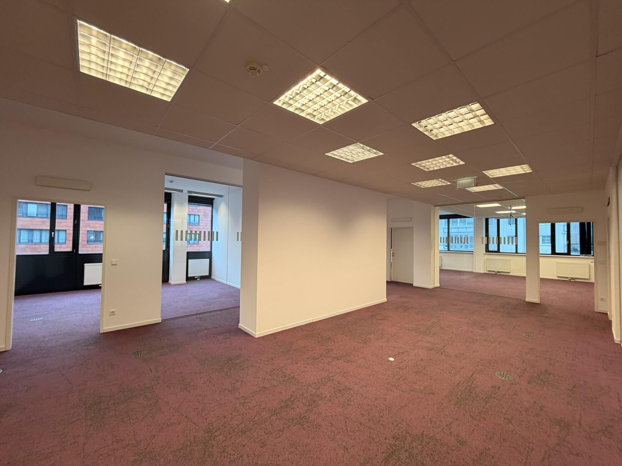 Offen gestaltete Bürofläche