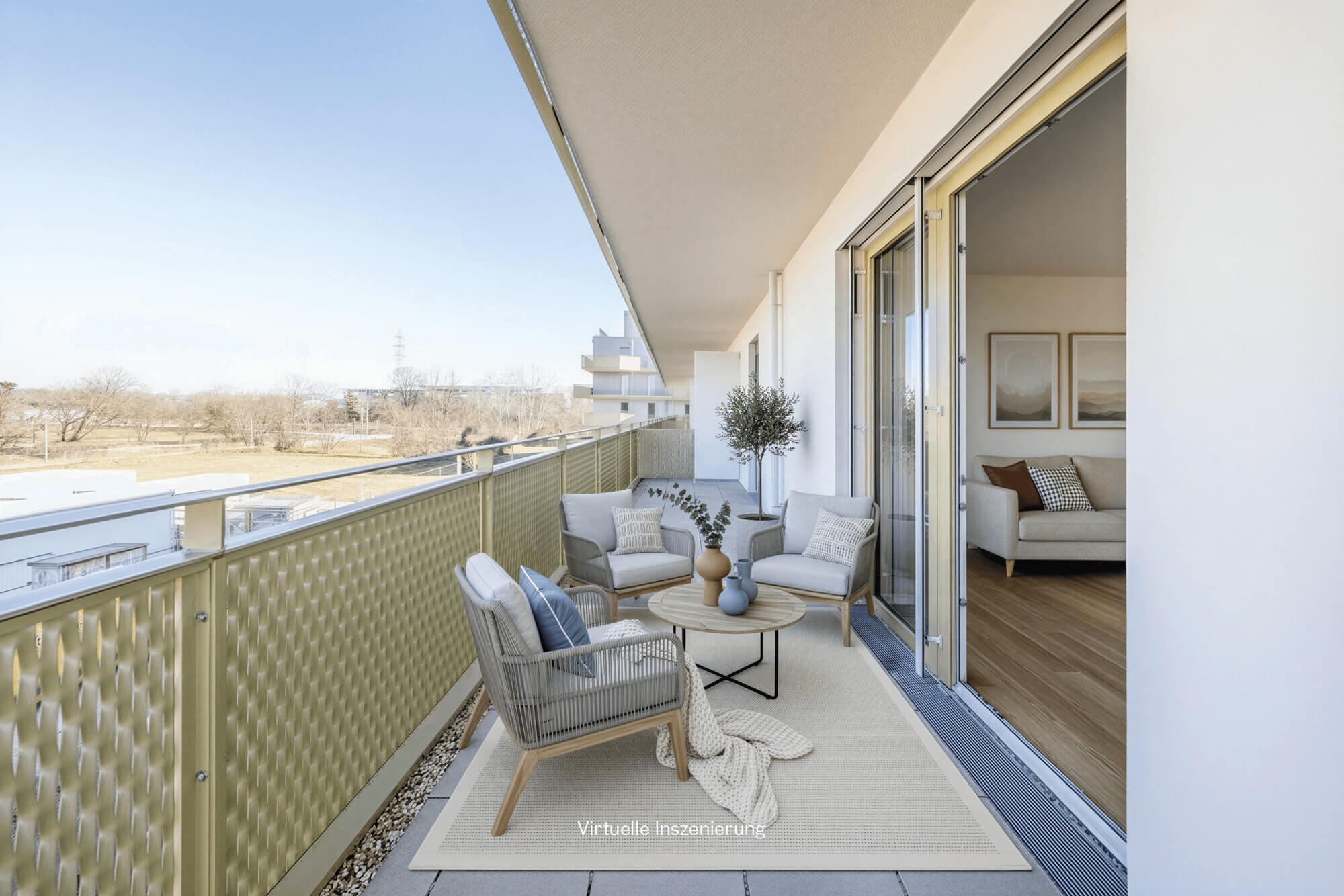 Hirschfeld - First occupancy with outdoor spaces - sustainable living on the outskirts of the city!