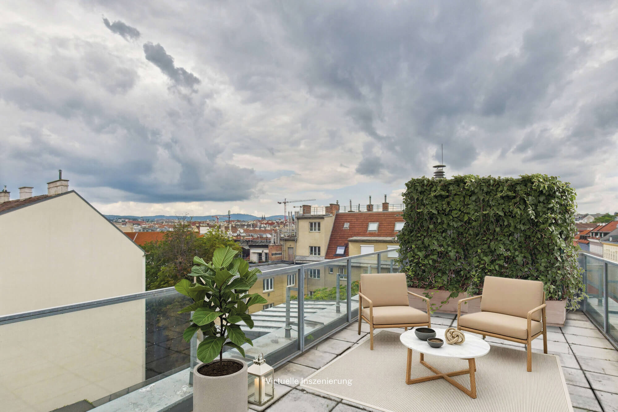 Dachgeschoss-Maisonette mit 28 m² Terrasse & Parkplatz in 1170 Wien