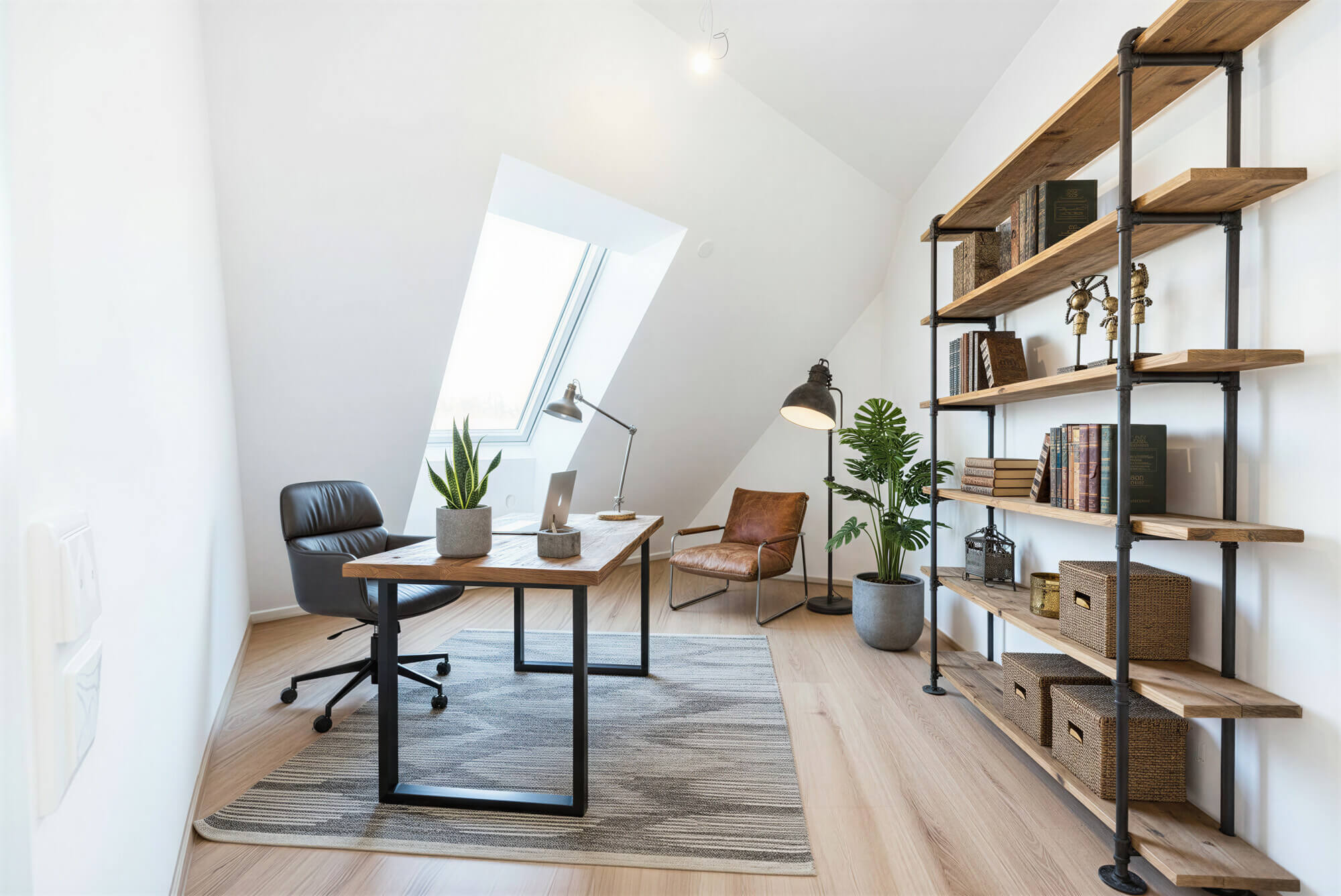 Dachgeschosswohnung mit Dachterrasse und Grünblick