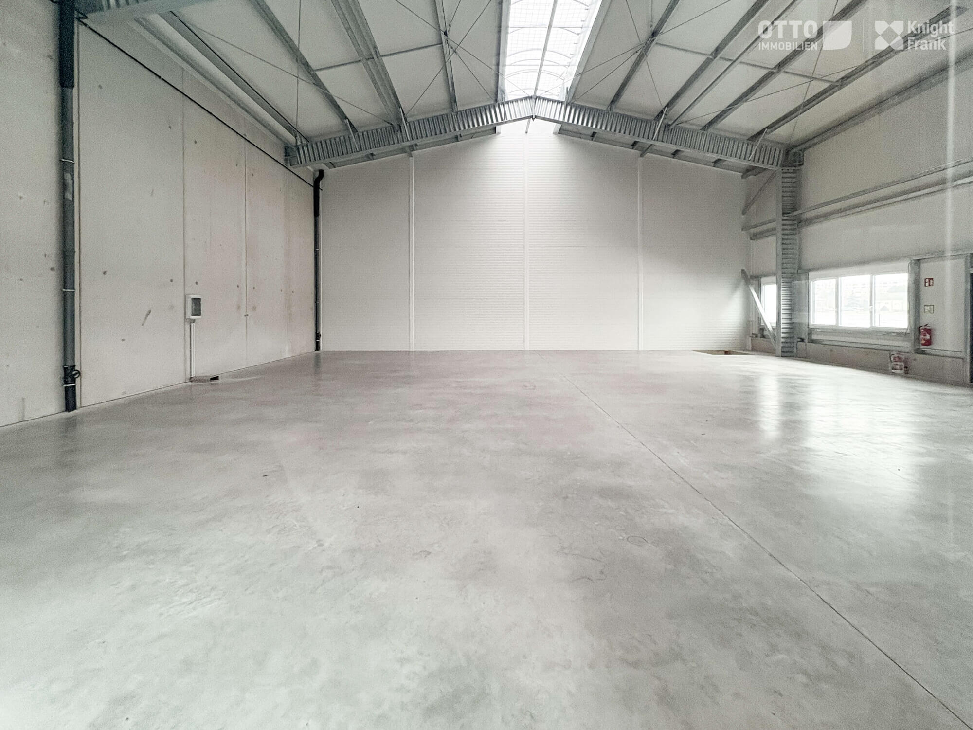 Newly built warehouses with office space