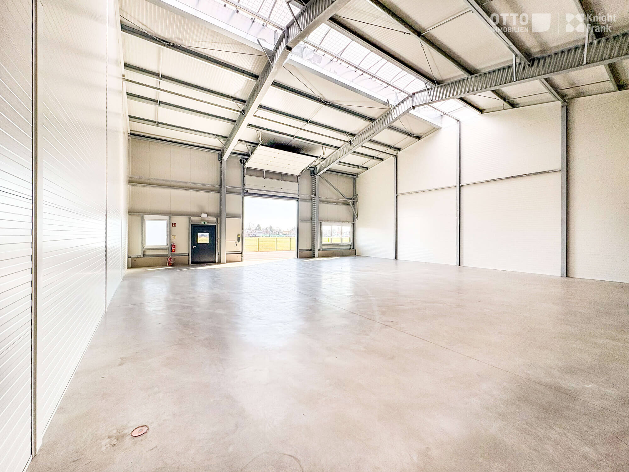 Newly built warehouses with office space