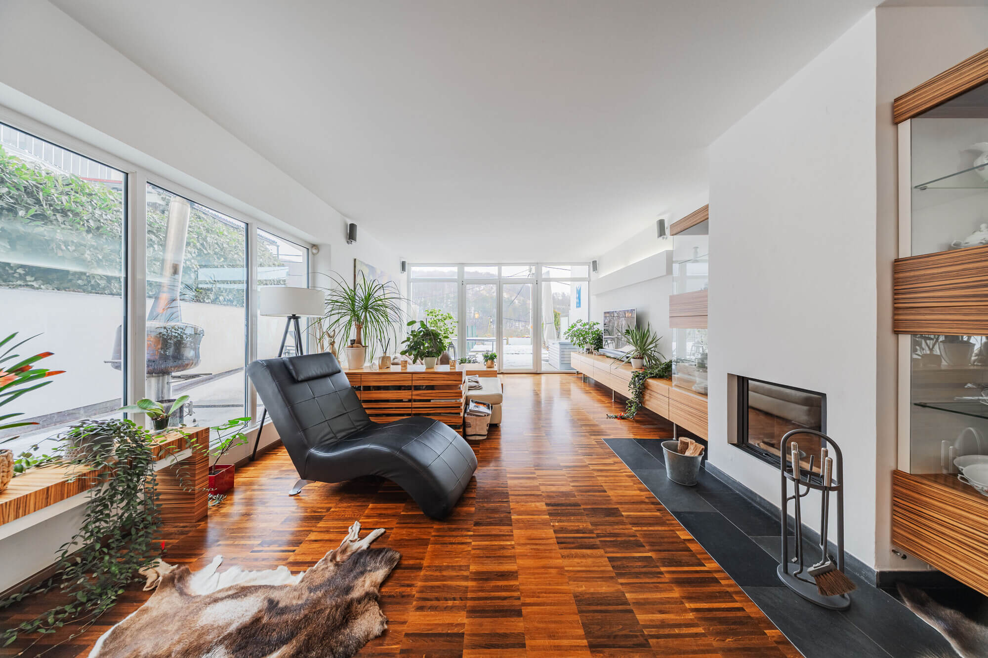 Doppelhaus mit Terrasse und Garten