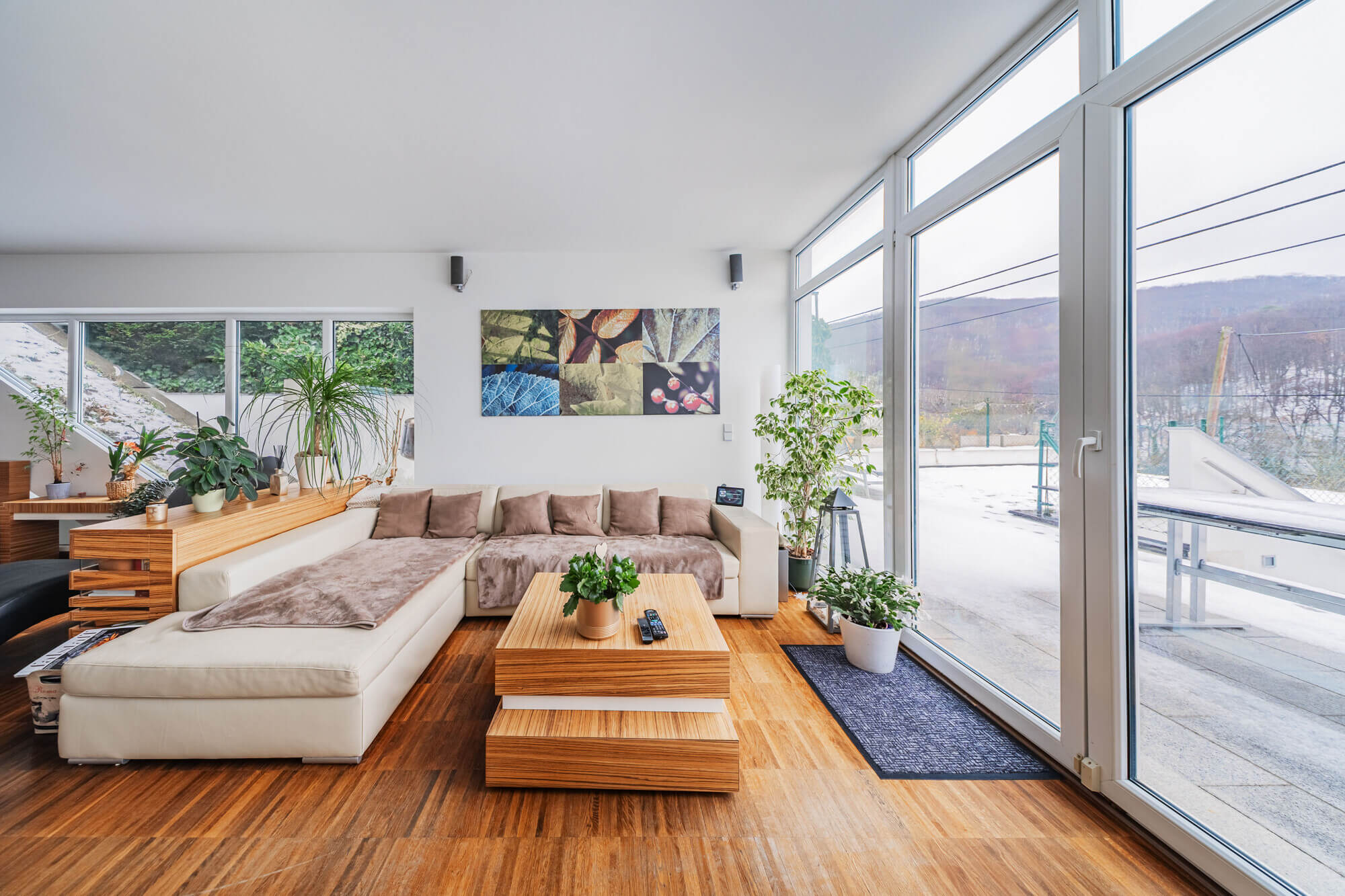 Doppelhaus mit Terrasse und Garten