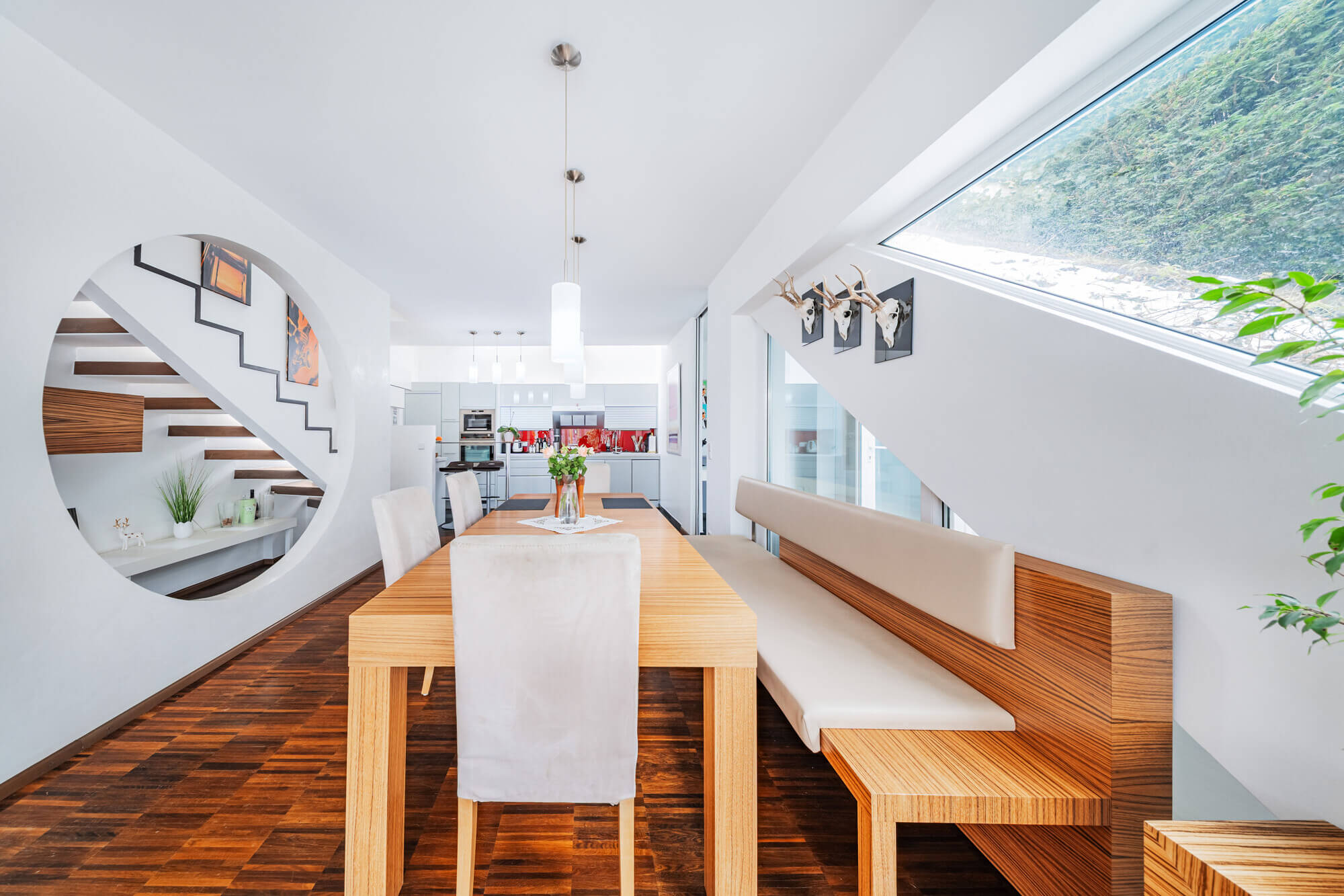 Doppelhaus mit Terrasse und Garten