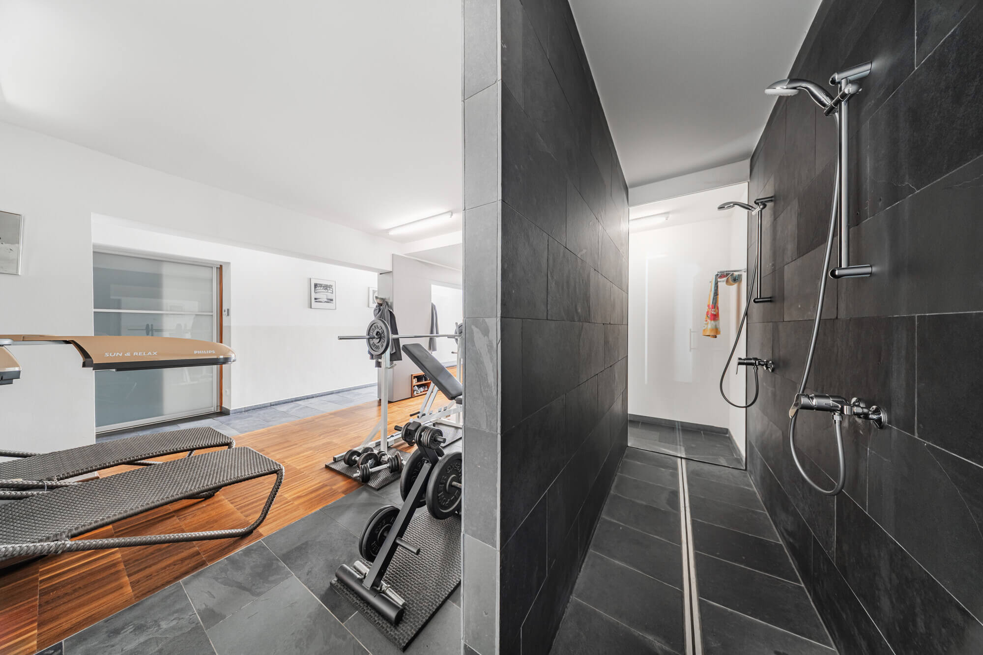 Doppelhaus mit Terrasse und Garten