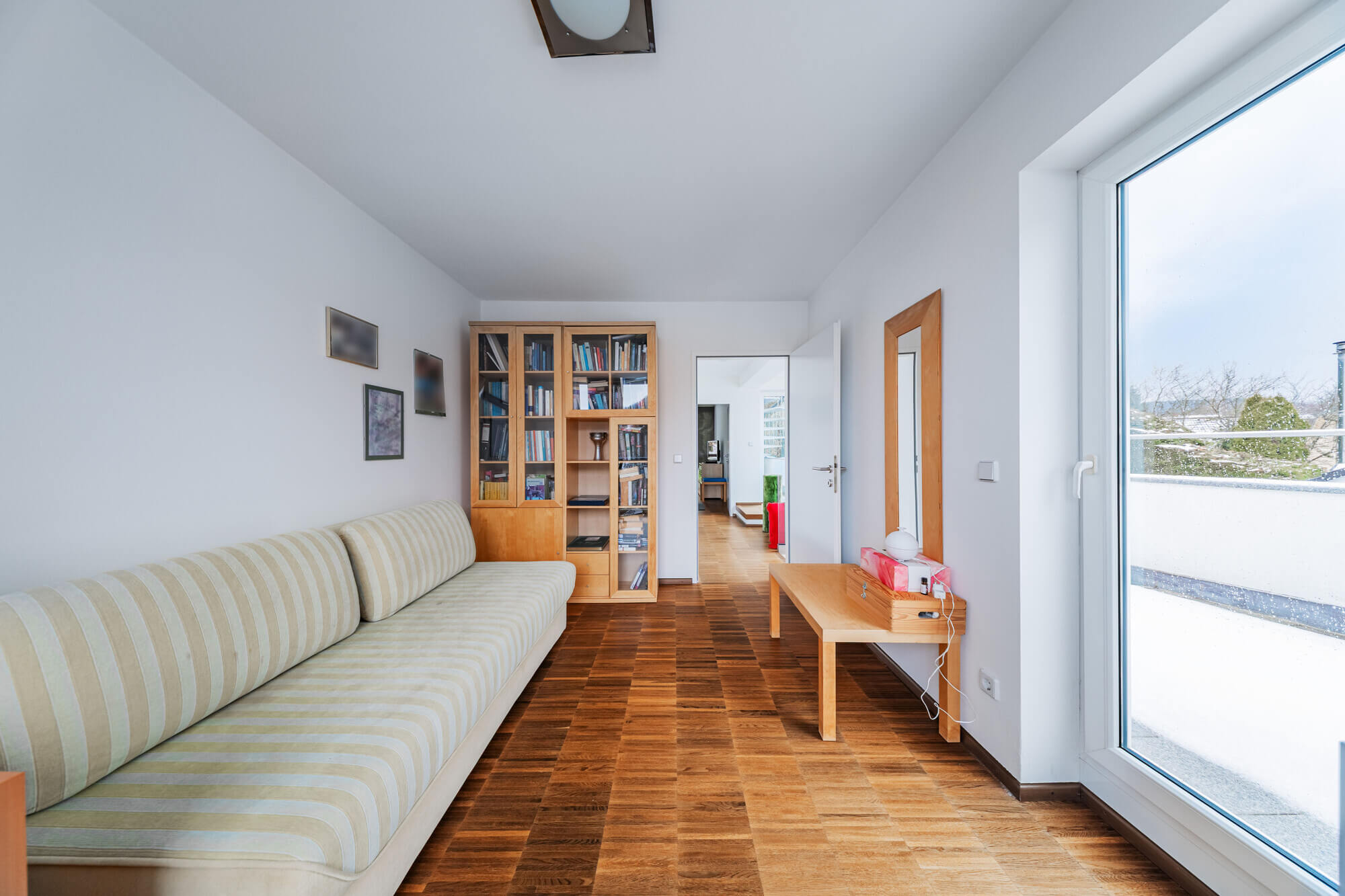 Doppelhaus mit Terrasse und Garten