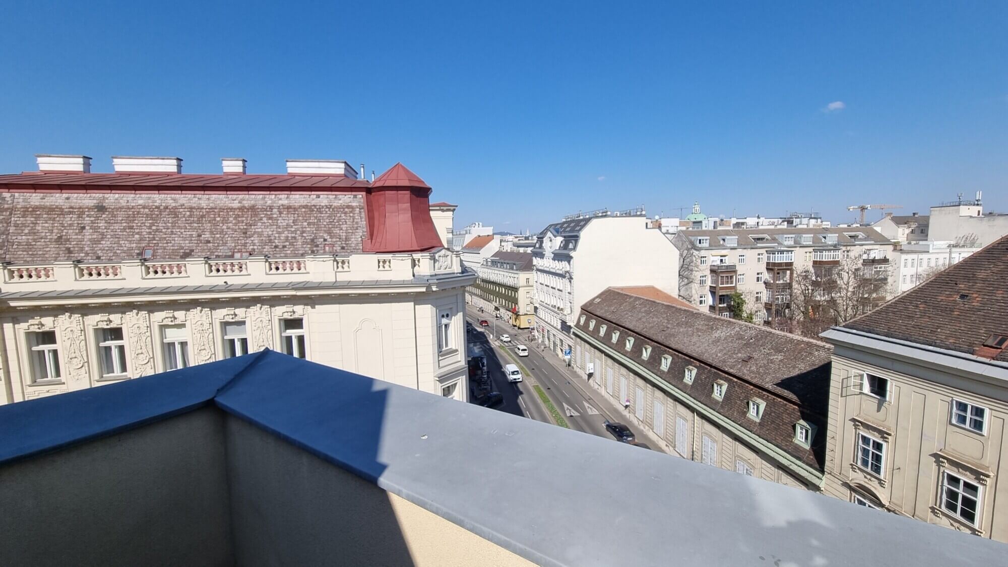 Attic duplex apartment with two terraces