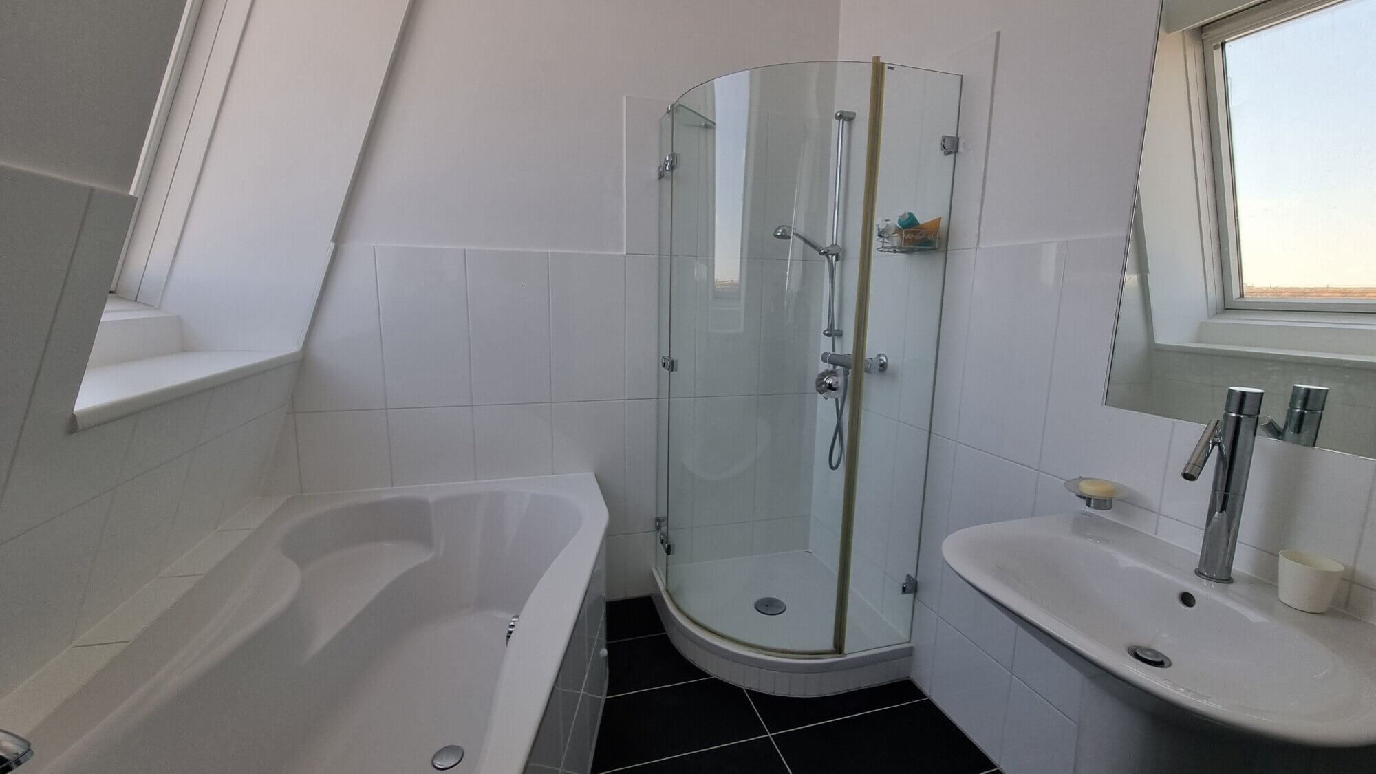 Attic duplex apartment with two terraces