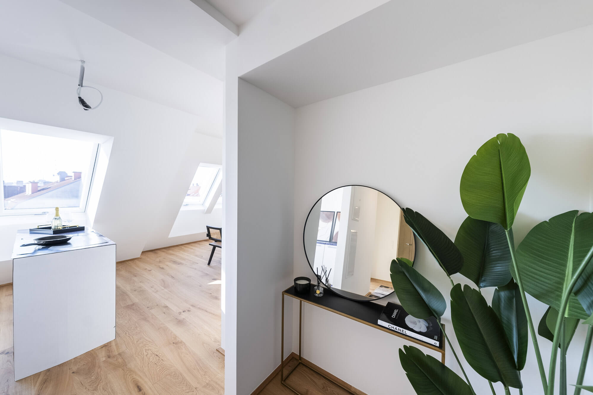 Dachgeschosswohnung mit Dachterrasse und Grünblick