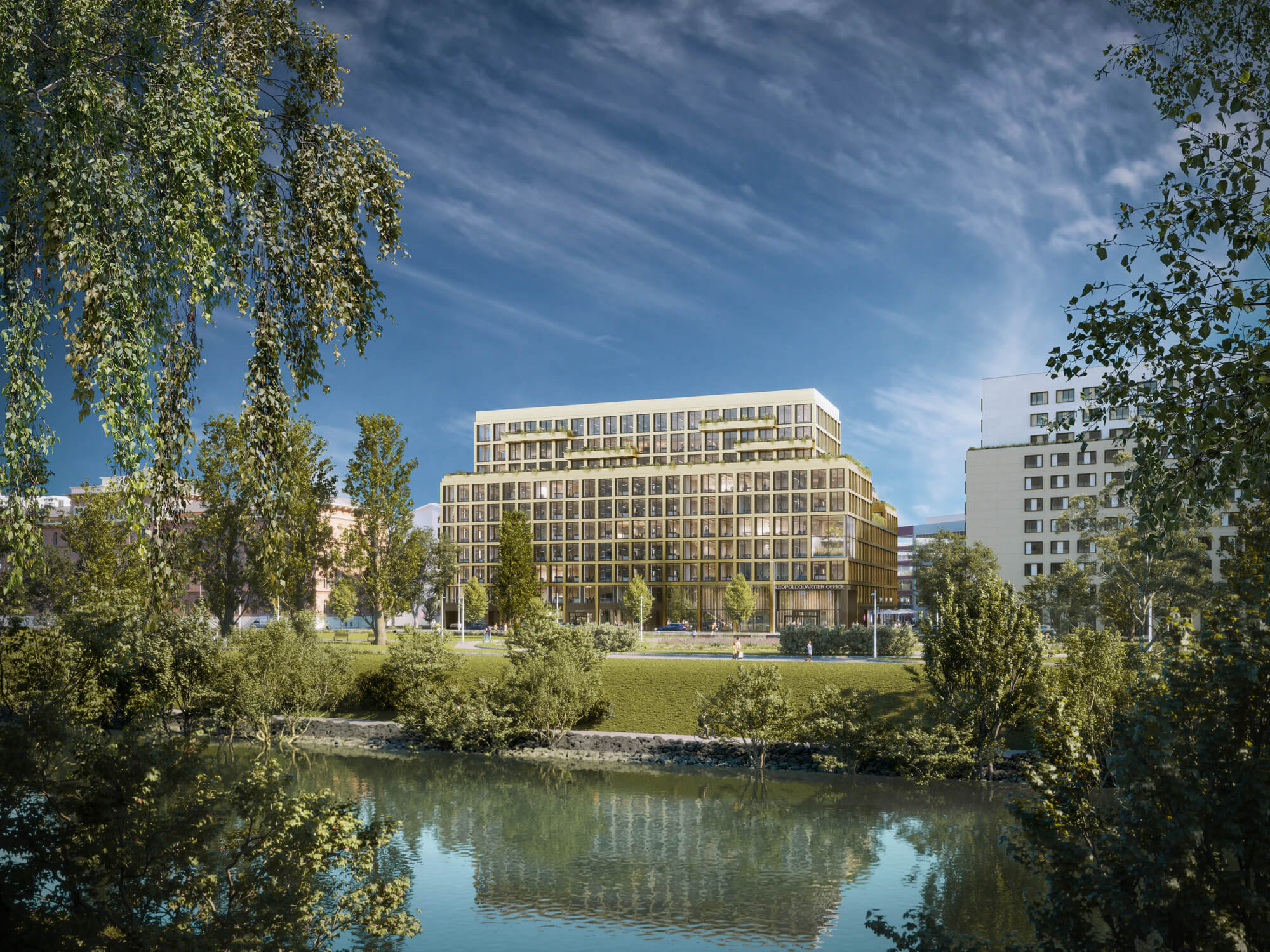 LeopoldQuartier Office | Modernes Büro in Holzhybridbauweise | Nahe Donaukanal