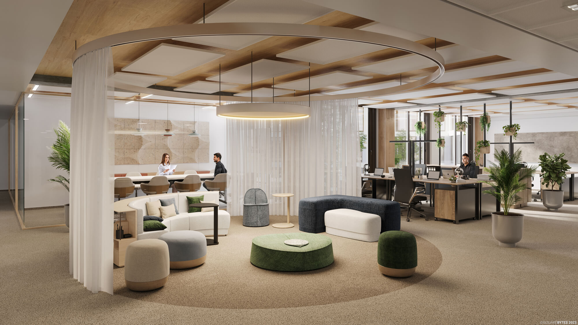 LeopoldQuartier Office | Modernes Büro in Holzhybridbauweise | Nahe Donaukanal