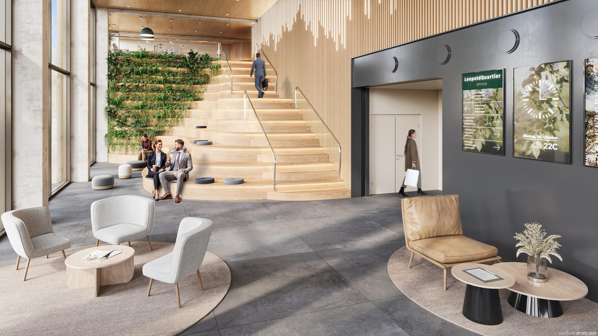 LeopoldQuartier Office | Modernes Büro in Holzhybridbauweise | Nahe Donaukanal