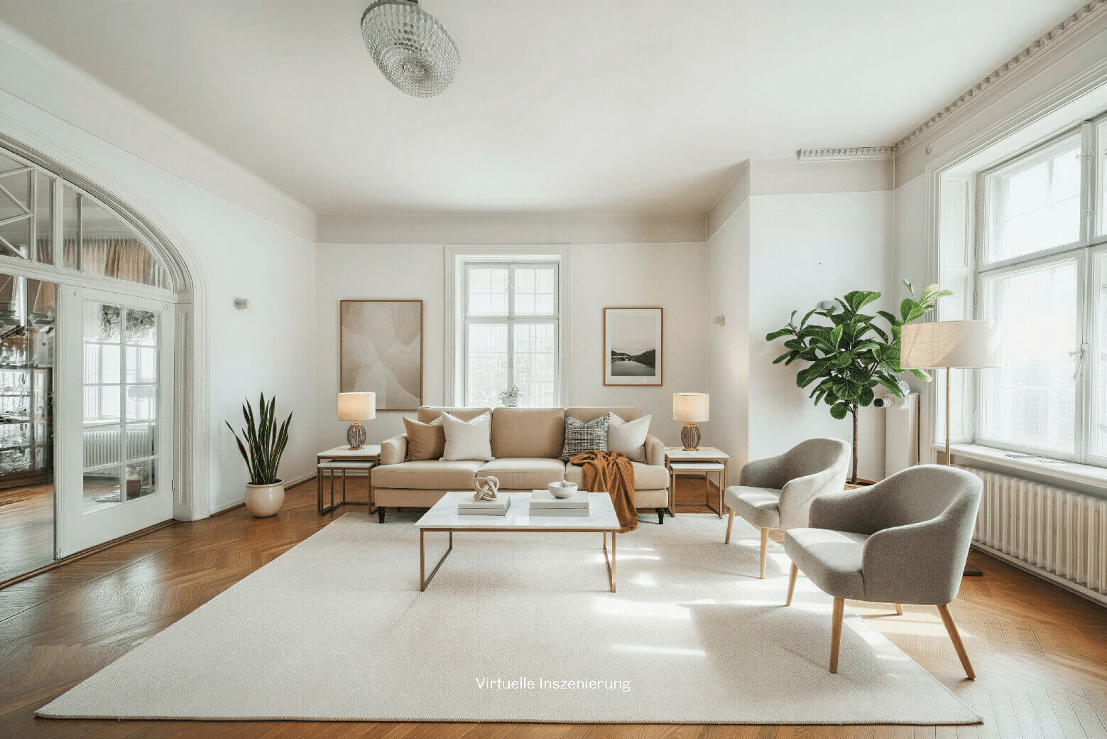 Cottage villa with a spacious garden.