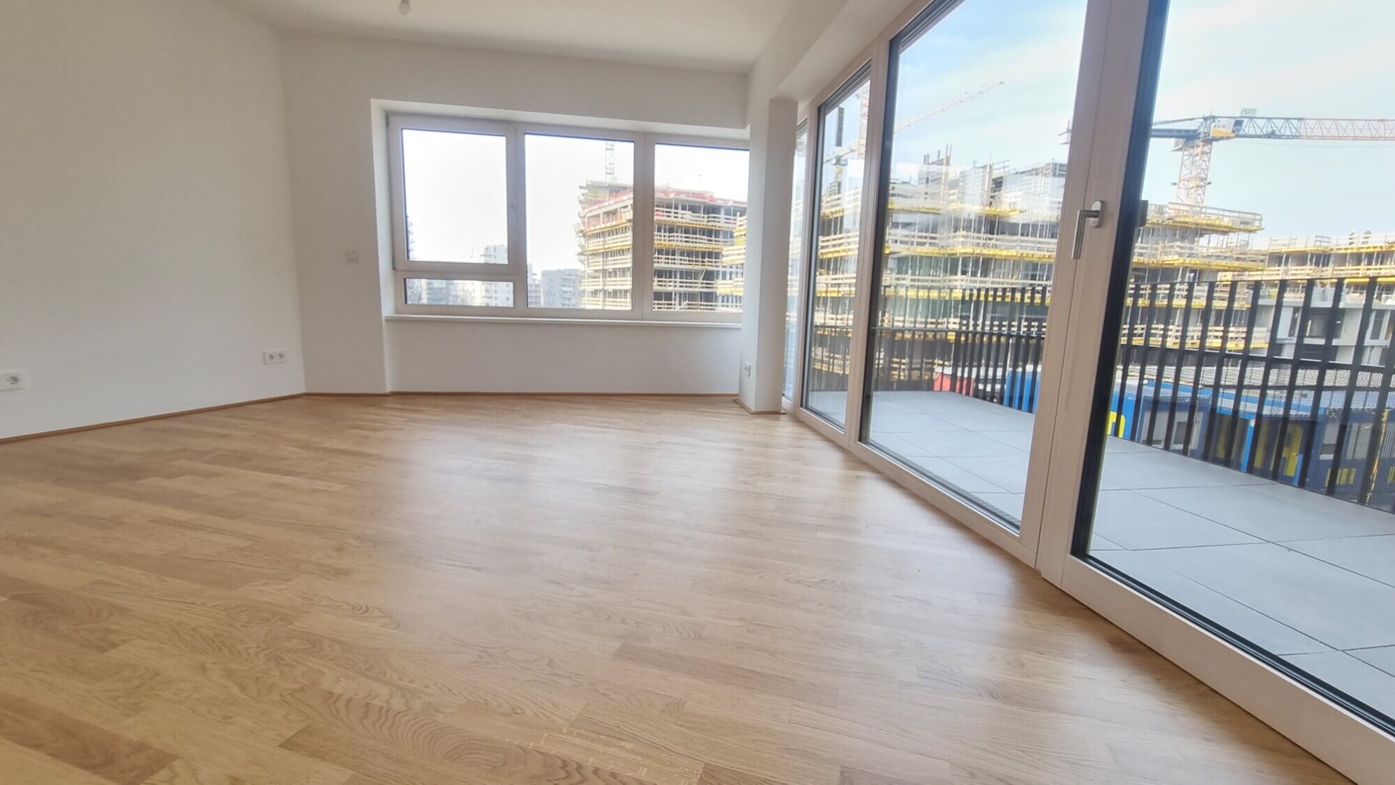 Erstbezug im Village, 2 Zimmer mit Balkon zur Miete