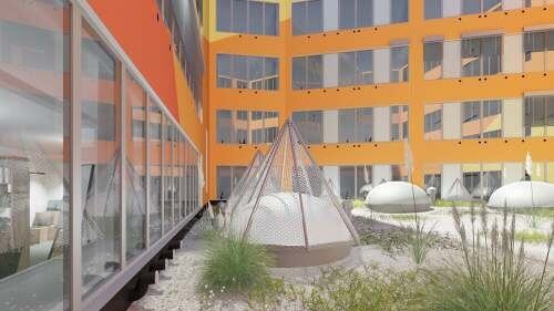 Moderne Bürofläche in der Nähe des Schwarzenbergplatzes