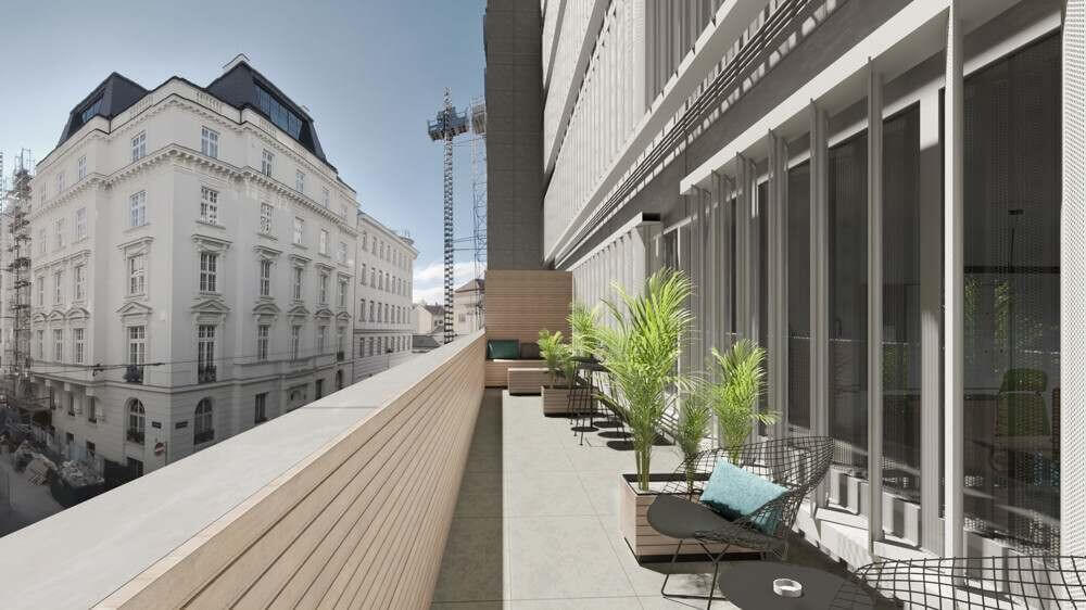 Moderne Bürofläche in der Nähe des Schwarzenbergplatzes