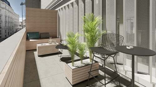 Moderne Bürofläche in der Nähe des Schwarzenbergplatzes