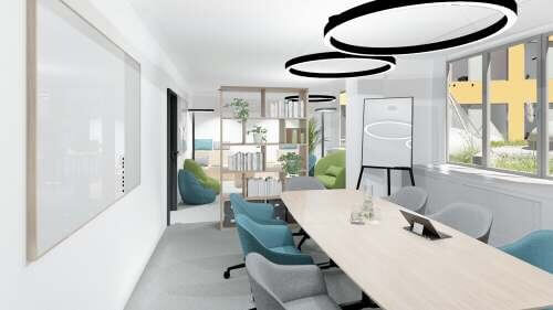 Moderne Bürofläche in der Nähe des Schwarzenbergplatzes