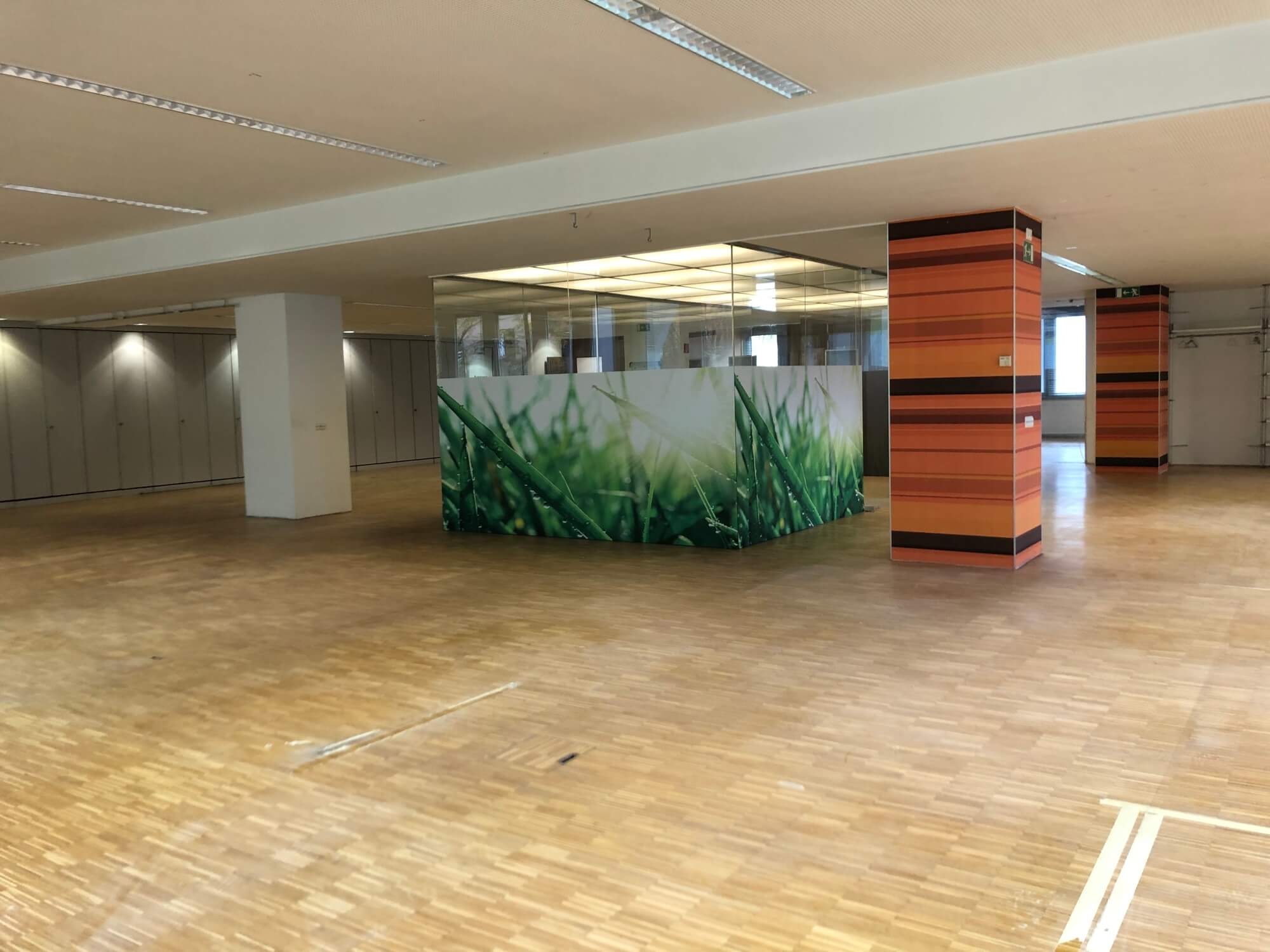 Offene Bürofläche mit viel Tageslicht