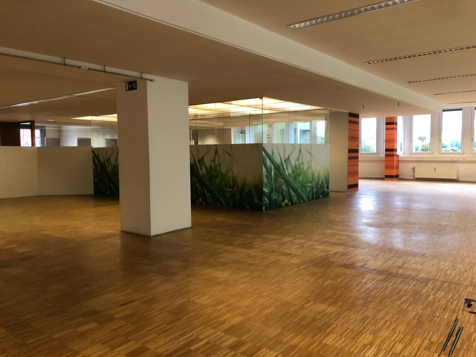 Offene Bürofläche mit viel Tageslicht