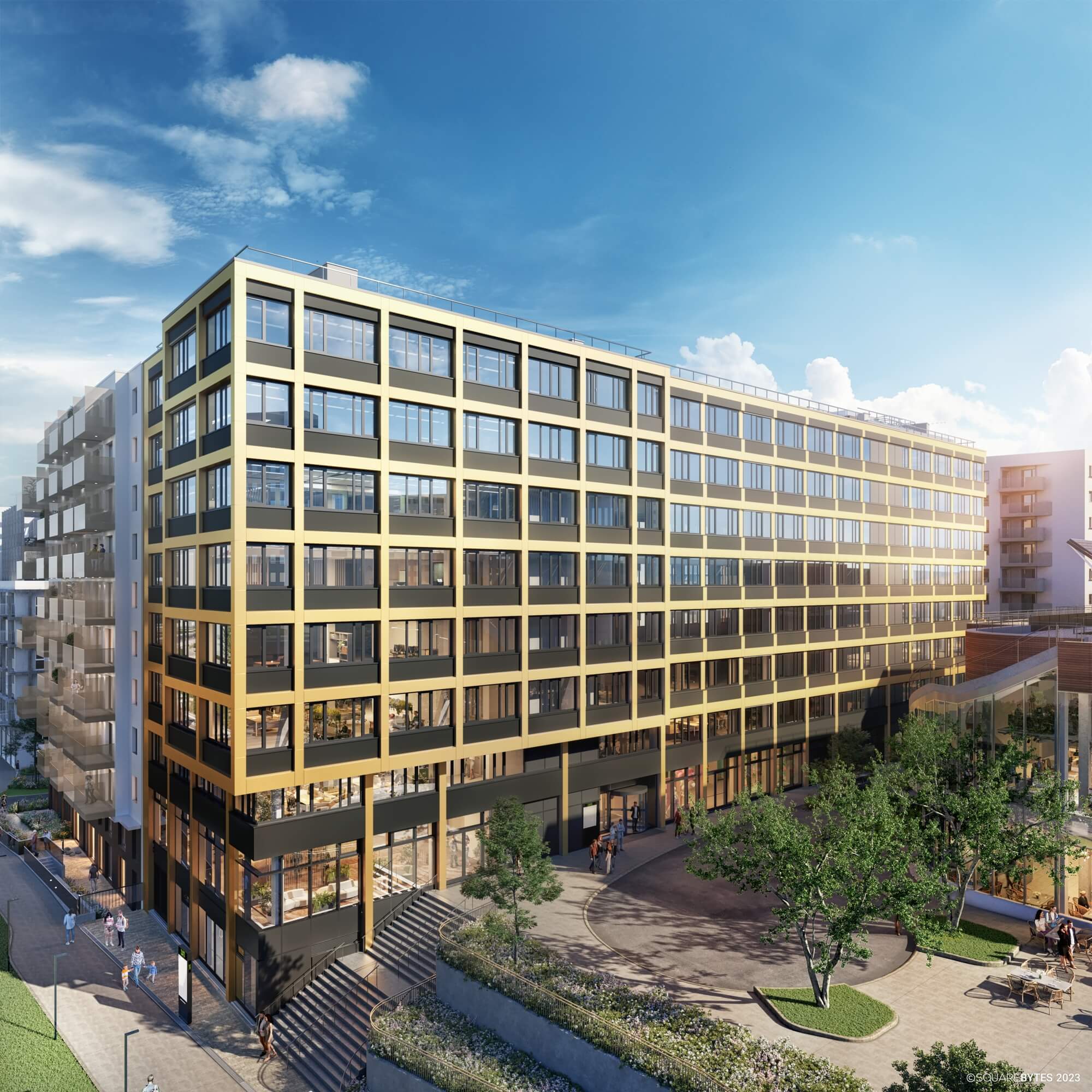 VILLAGE WORKS | Premium-Büroflächen in neuem Stadtviertel | Erstbezug