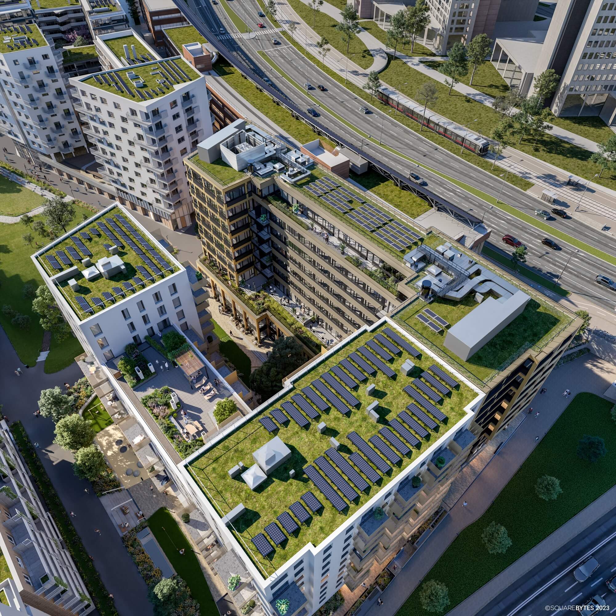 VILLAGE WORKS | Premium-Büroflächen in neuem Stadtviertel | Erstbezug