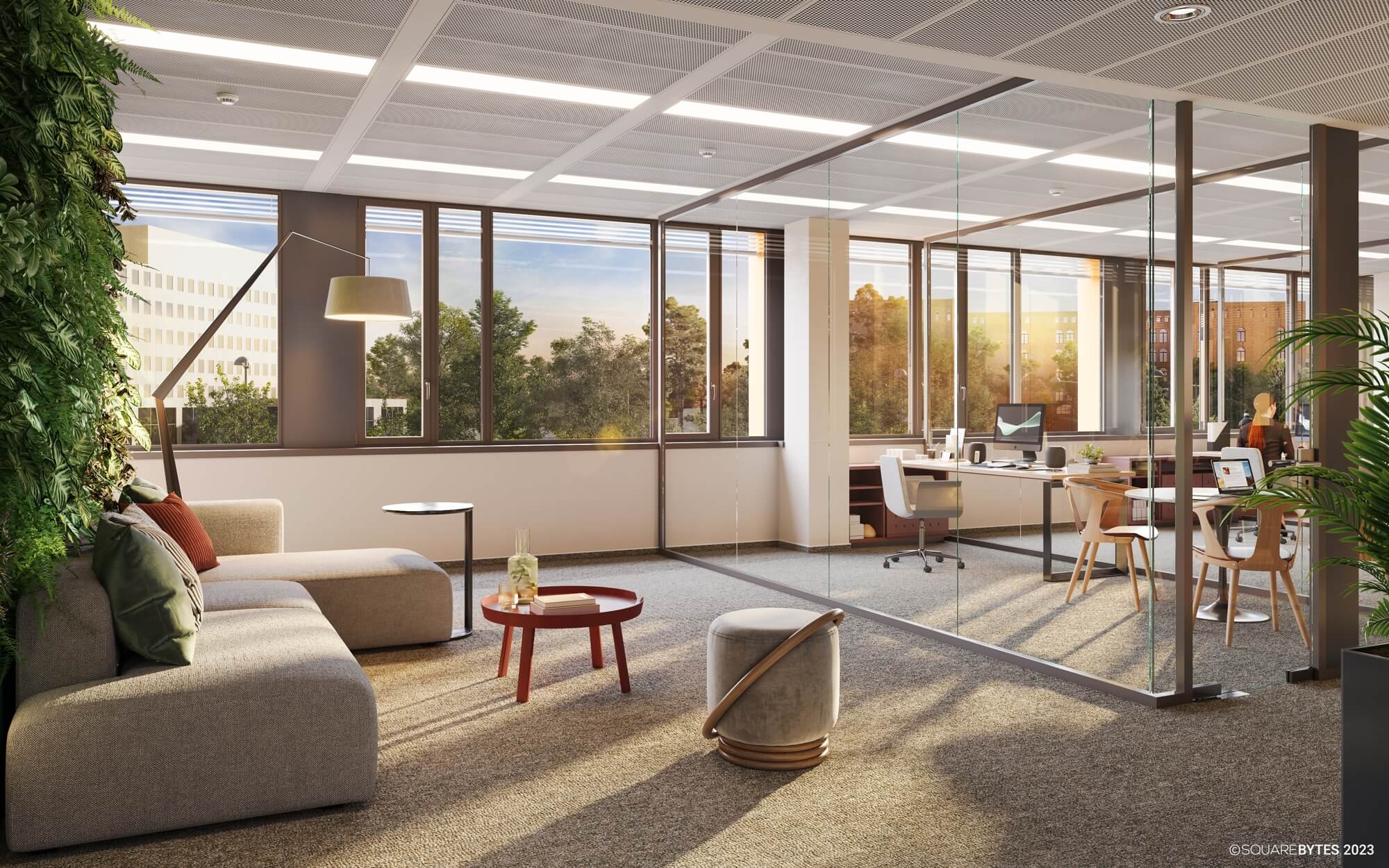 VILLAGE WORKS | Premium-Büroflächen in neuem Stadtviertel | Erstbezug