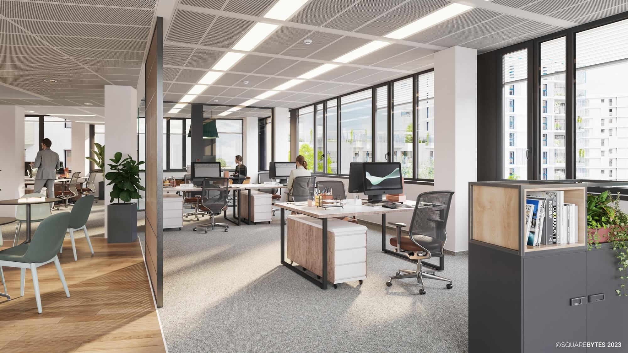 VILLAGE WORKS | Premium-Büroflächen in neuem Stadtviertel | Erstbezug