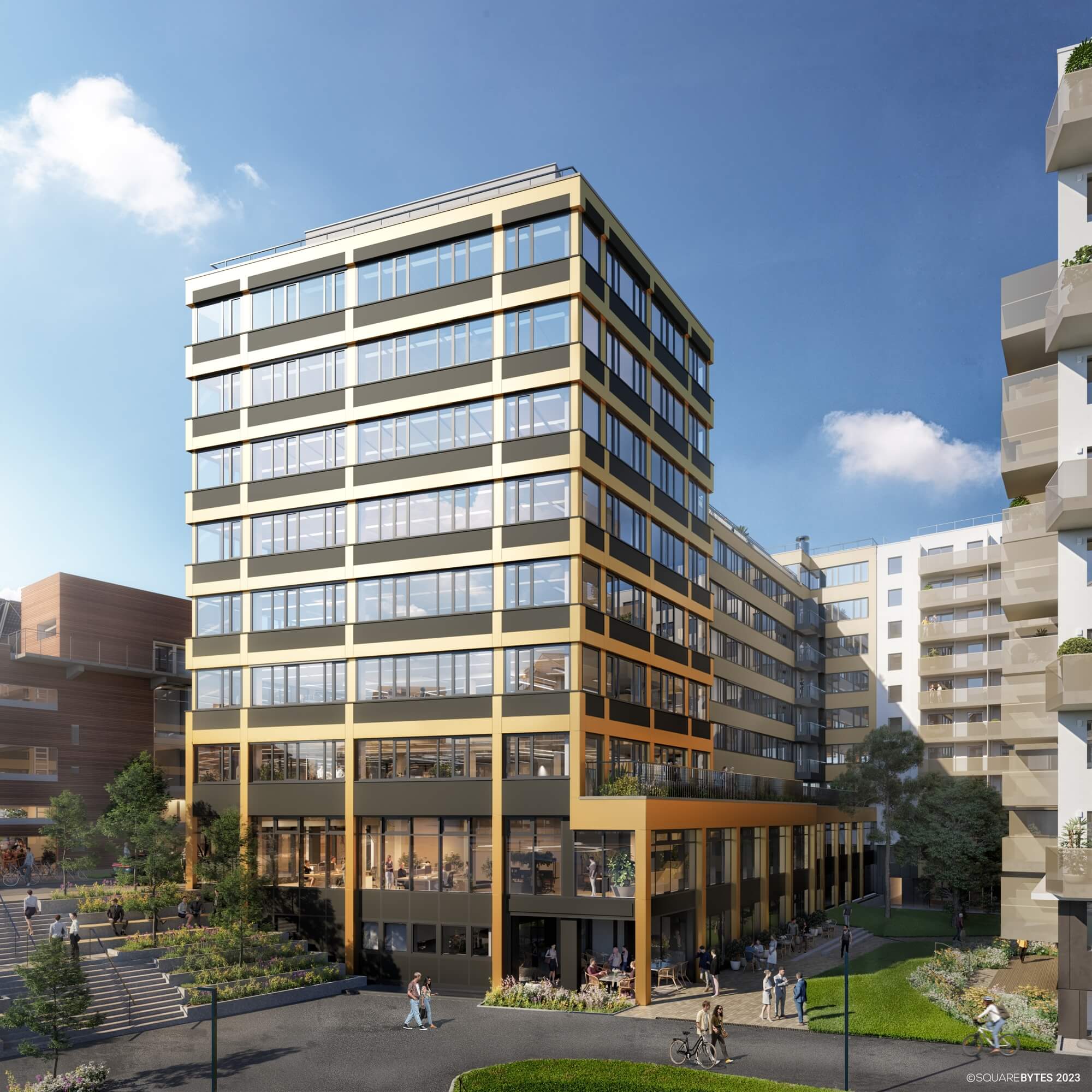 VILLAGE WORKS | Premium-Büroflächen in neuem Stadtviertel | Erstbezug