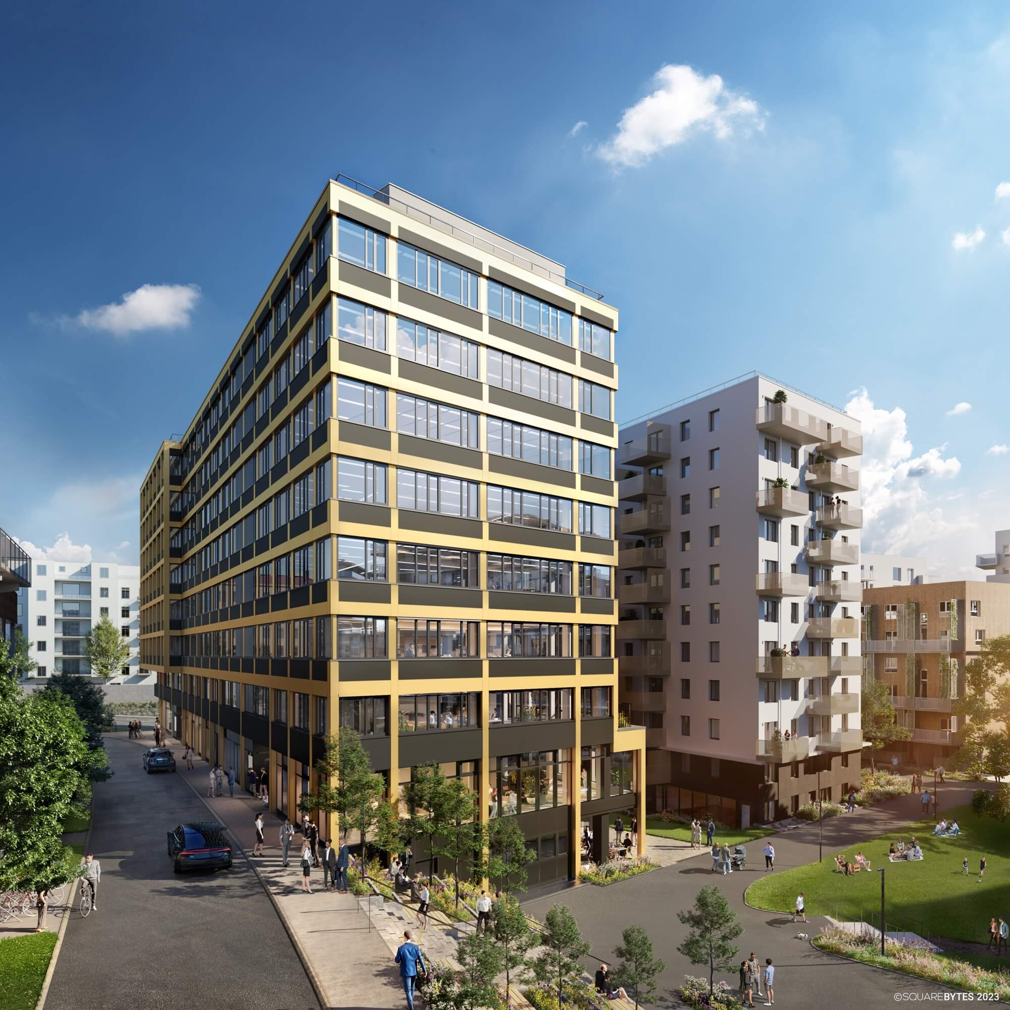 VILLAGE WORKS | Premium-Büroflächen in neuem Stadtviertel | Erstbezug