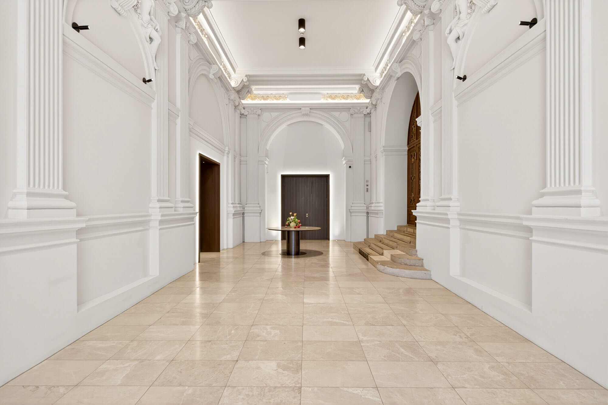 An exclusive private palace residence with city park views and five-star amenities