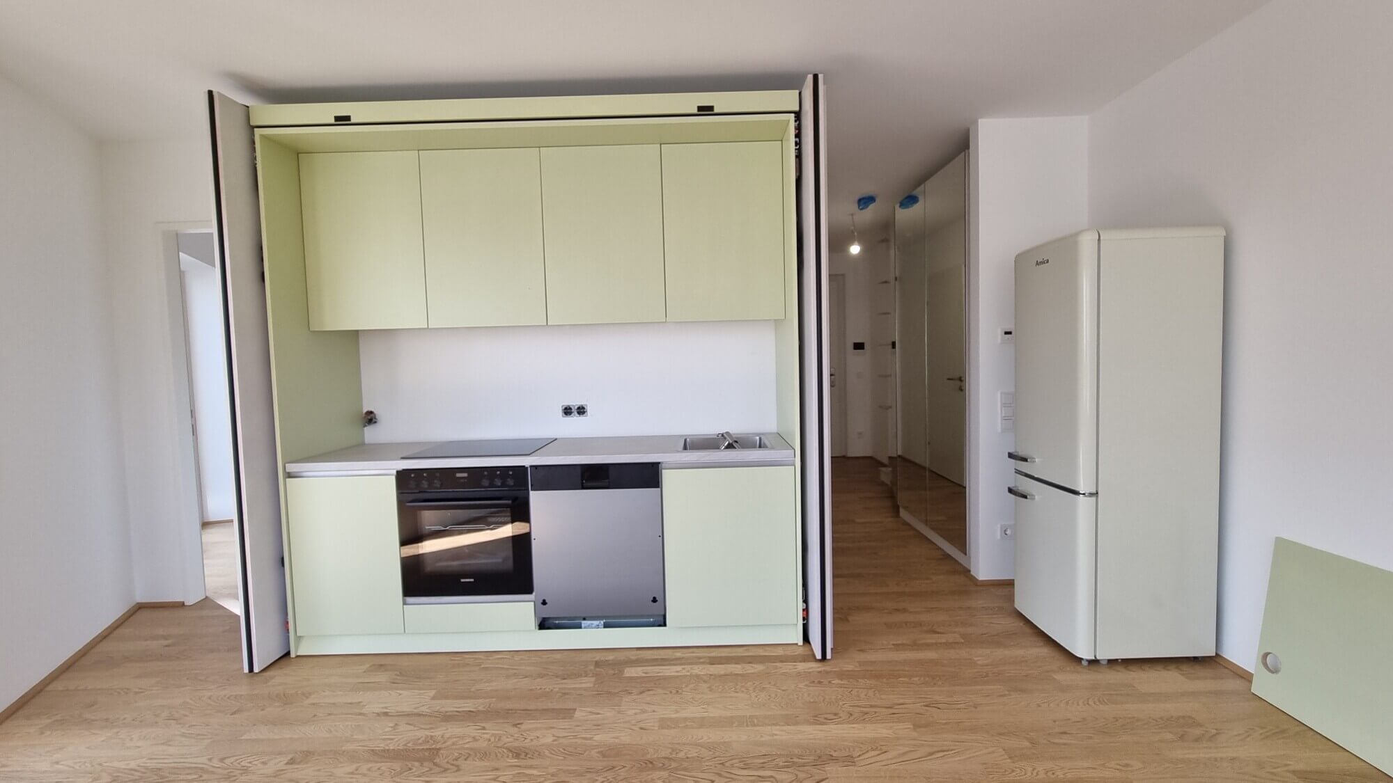 First occupancy in the Village, 1-bedroom apartment with balcony for rent