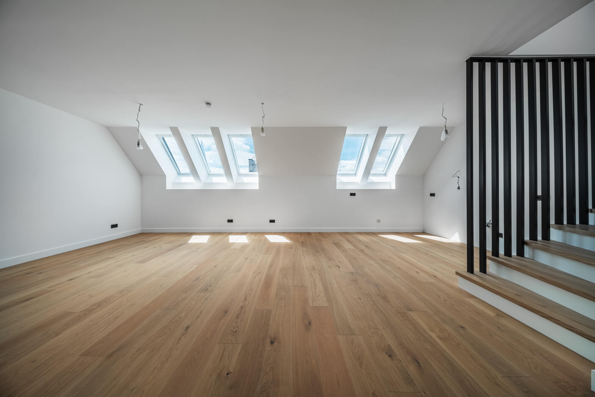 Exklusive Penthouse-Maisonette mit außergewöhnlicher Dachterrasse und Skyline View nahe Stadtpark