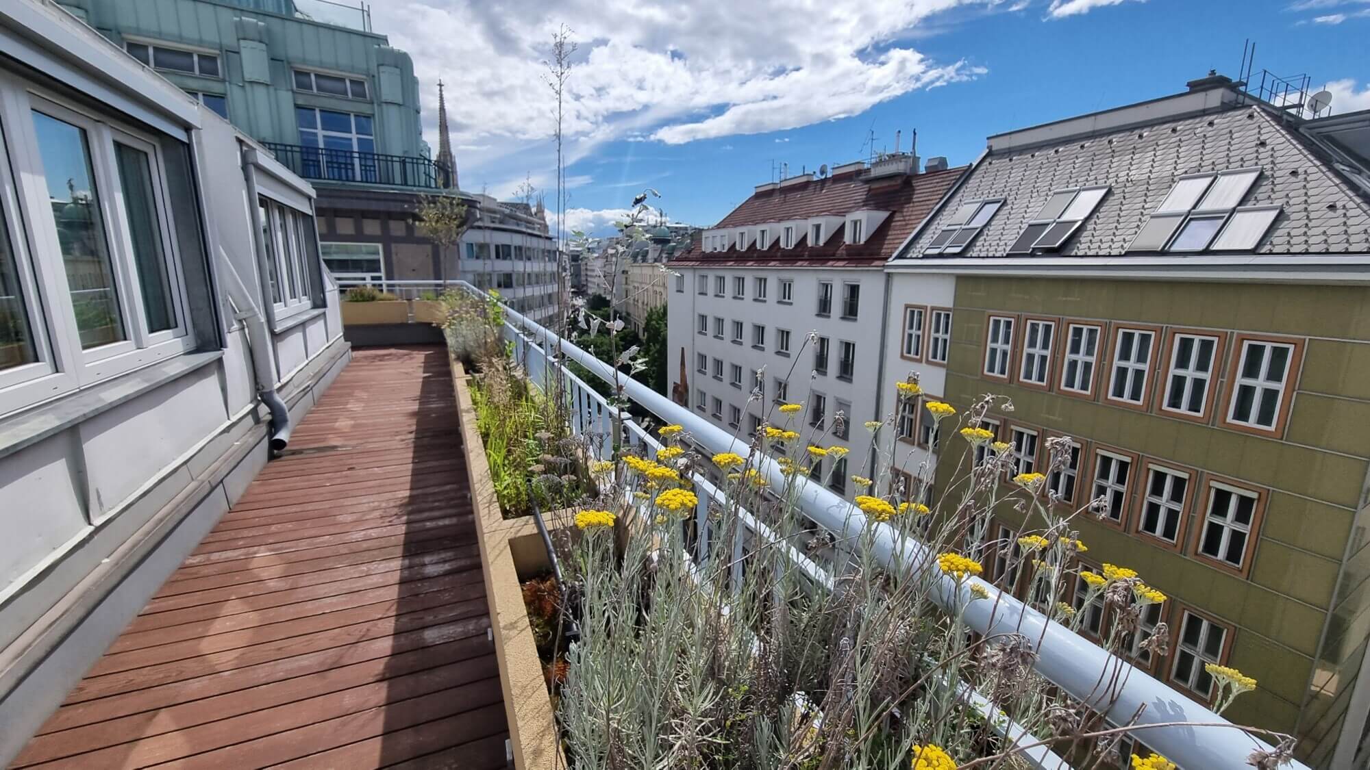 Furnished city apartment with terrace, 2 bedrooms