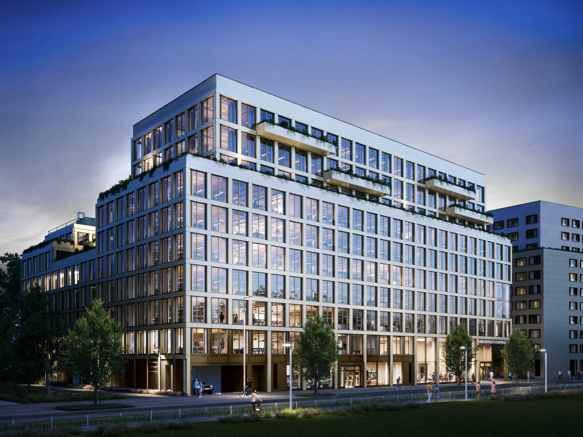 LeopoldQuartier Office | Modernes Büro in Holzhybridbauweise | Nahe Donaukanal