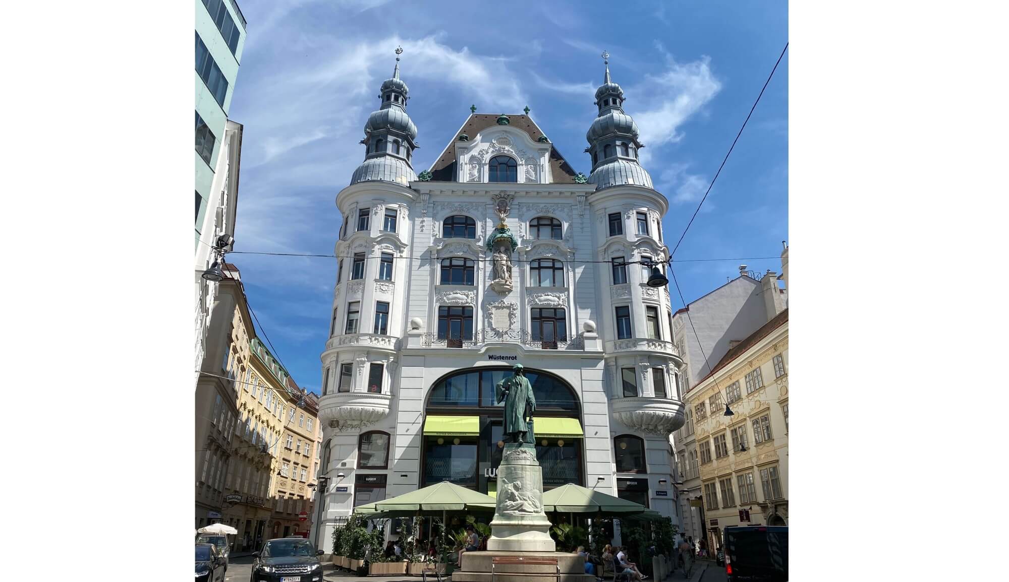 Attractive old office building in a prominent location
