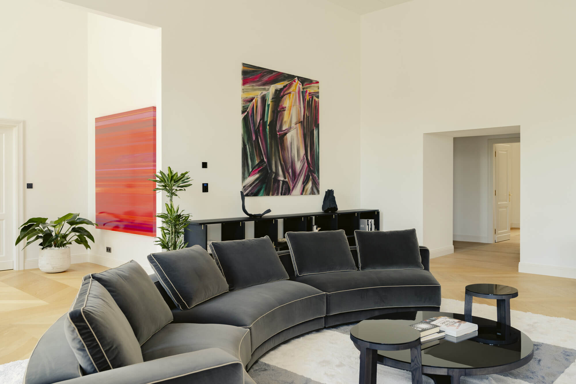 An exclusive private palace residence with city park views and five-star amenities