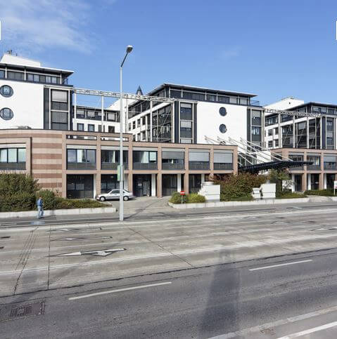 Moderne Büros beim Gasometer