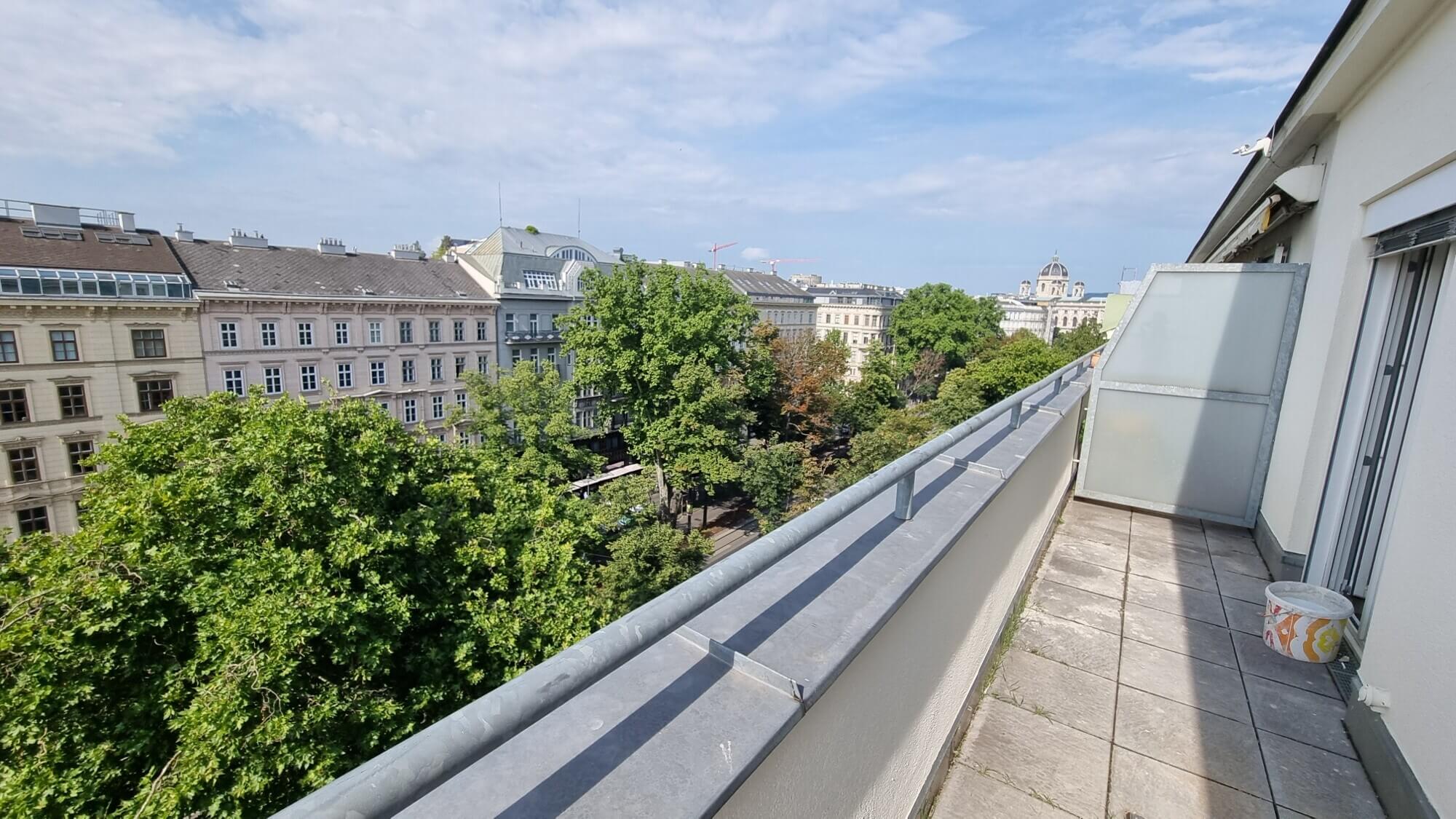 Blick auf den Opernring - Exklusive Stadtwohnung  mit Air condition