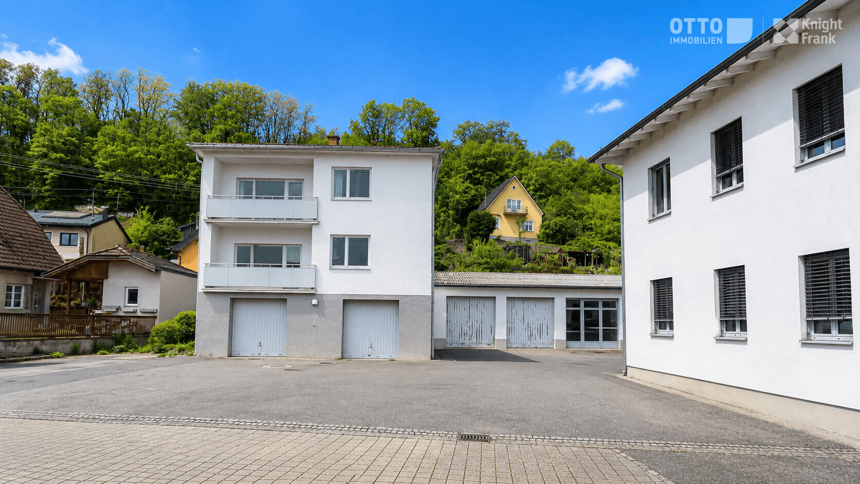 Liegenschaft kaufen in Klein-Pöchlarn: Grundstück (Wohngebiet) mit Wohnhaus, Büro & Lagerhalle