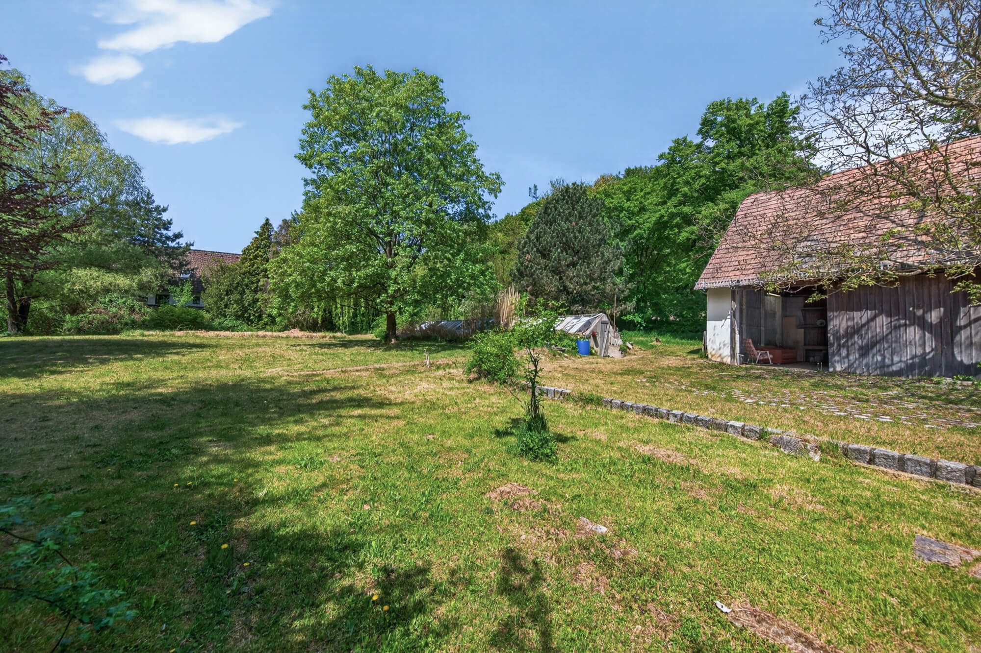 Bungalow & Stadl auf 5.600 m² Grund - Erweiterungspotenzial bis ca. 300 m² Wohnfläche in Weidlingbach
