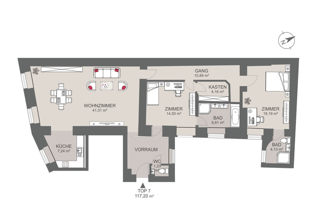 LUXUS WOHNUNG NÄHE STAATSOPER