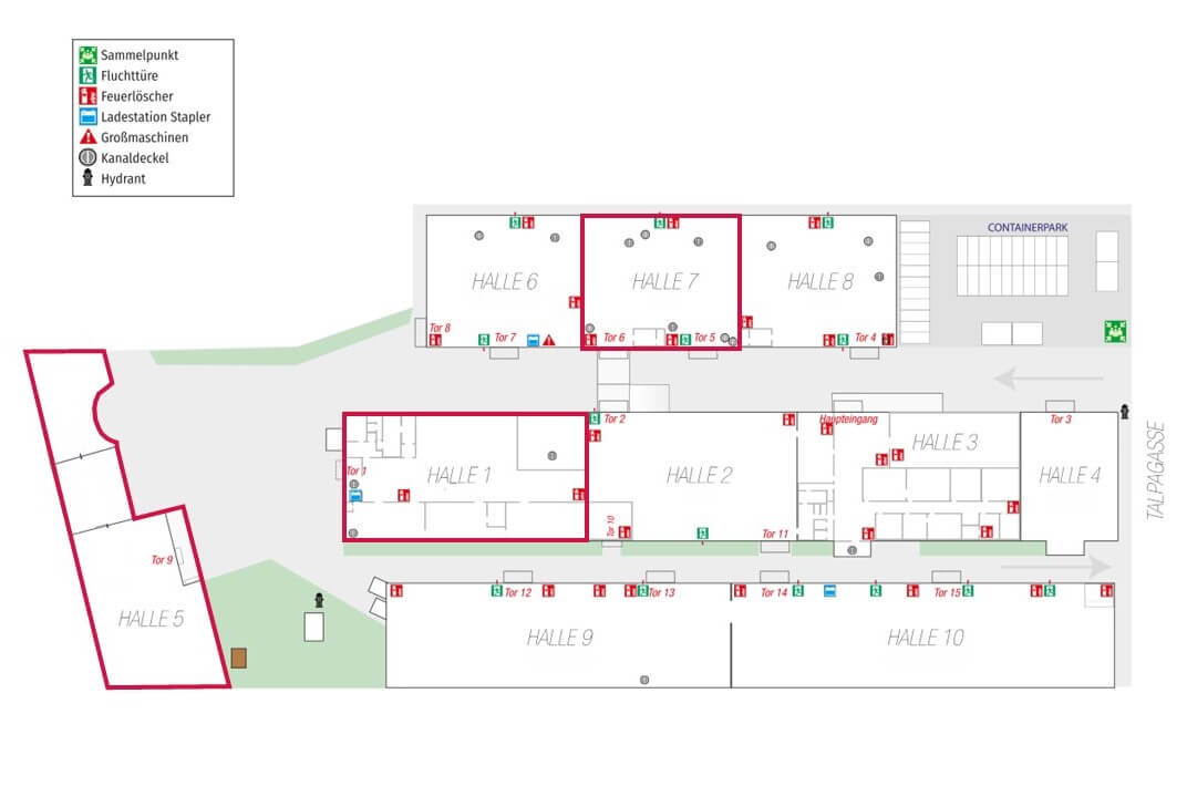 Lagerhalle und kleines Büro in zentrale Lage