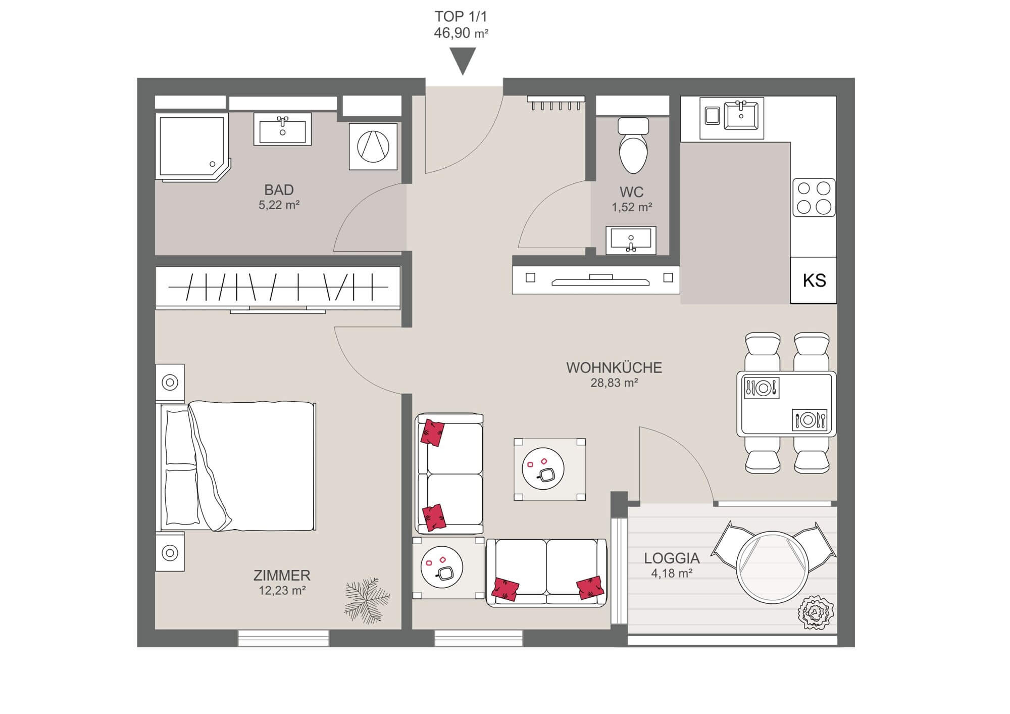 Investment apartment – fully furnished
