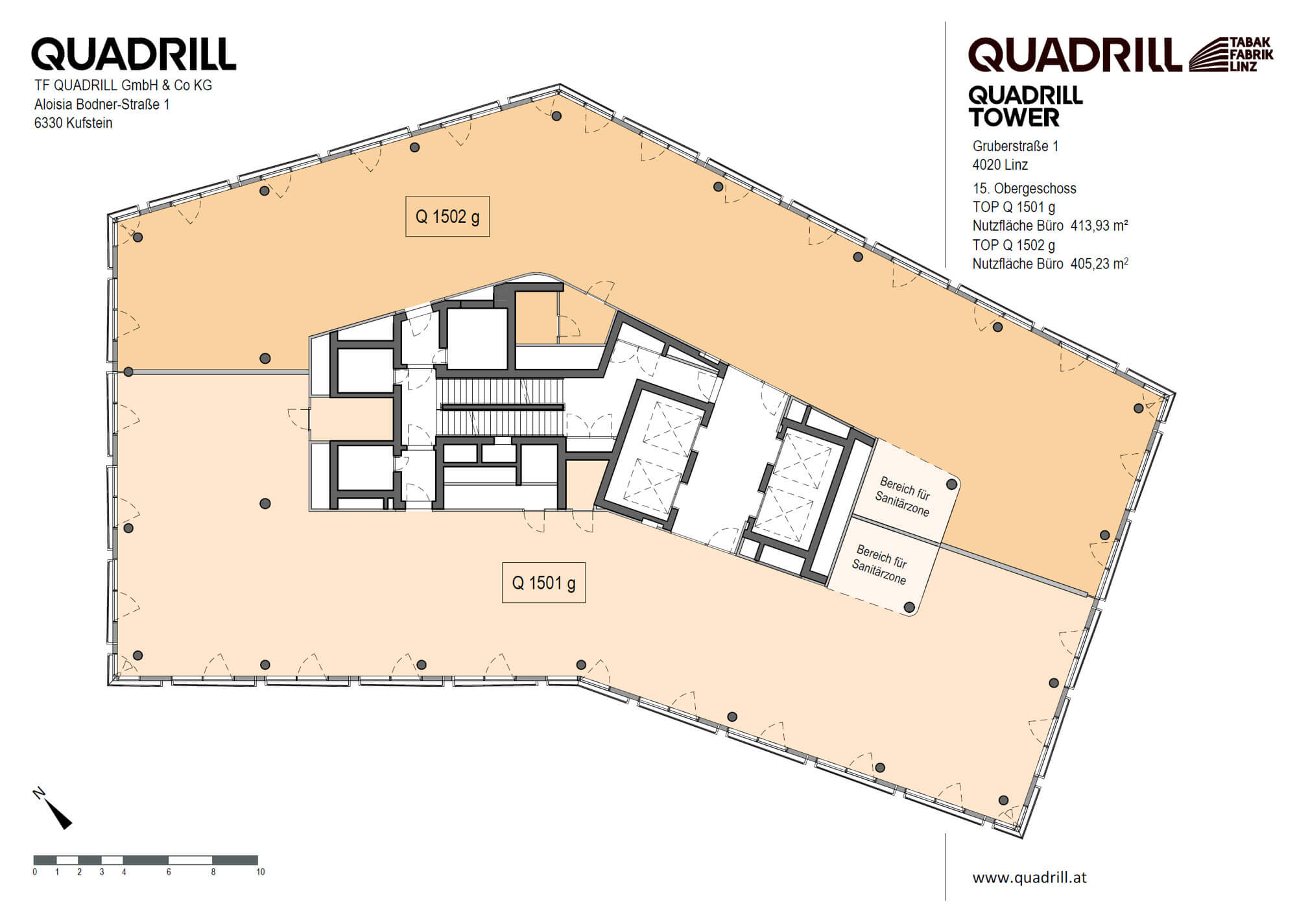 PROVISIONSFREI - Moderne Büros im Quadrill Tower