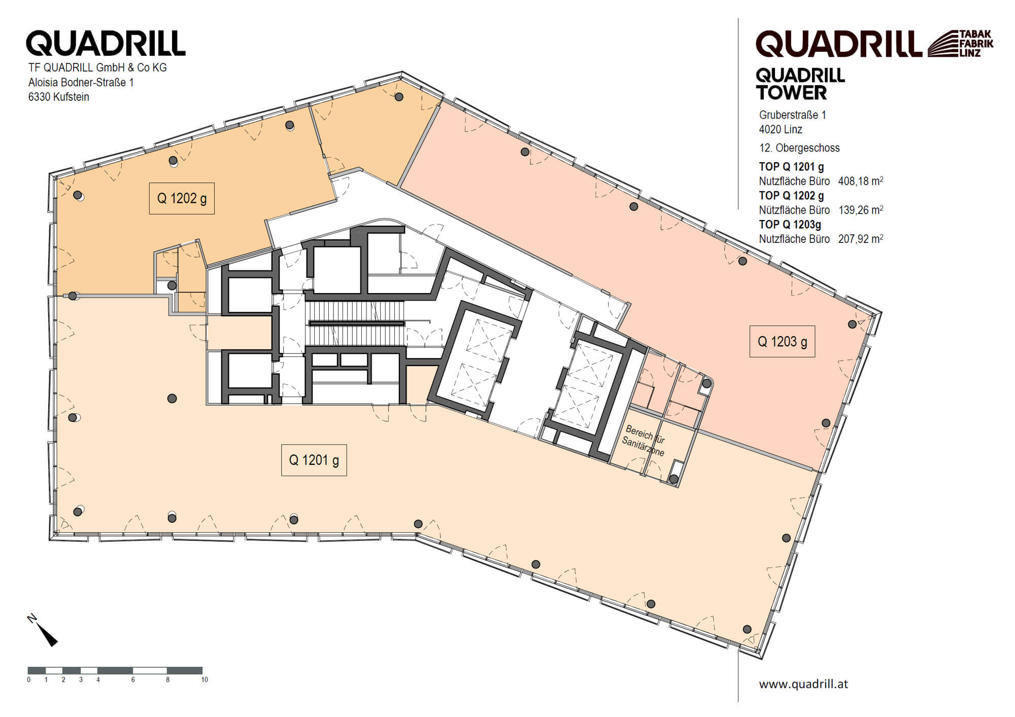 PROVISIONSFREI - Moderne Büros im Quadrill Tower