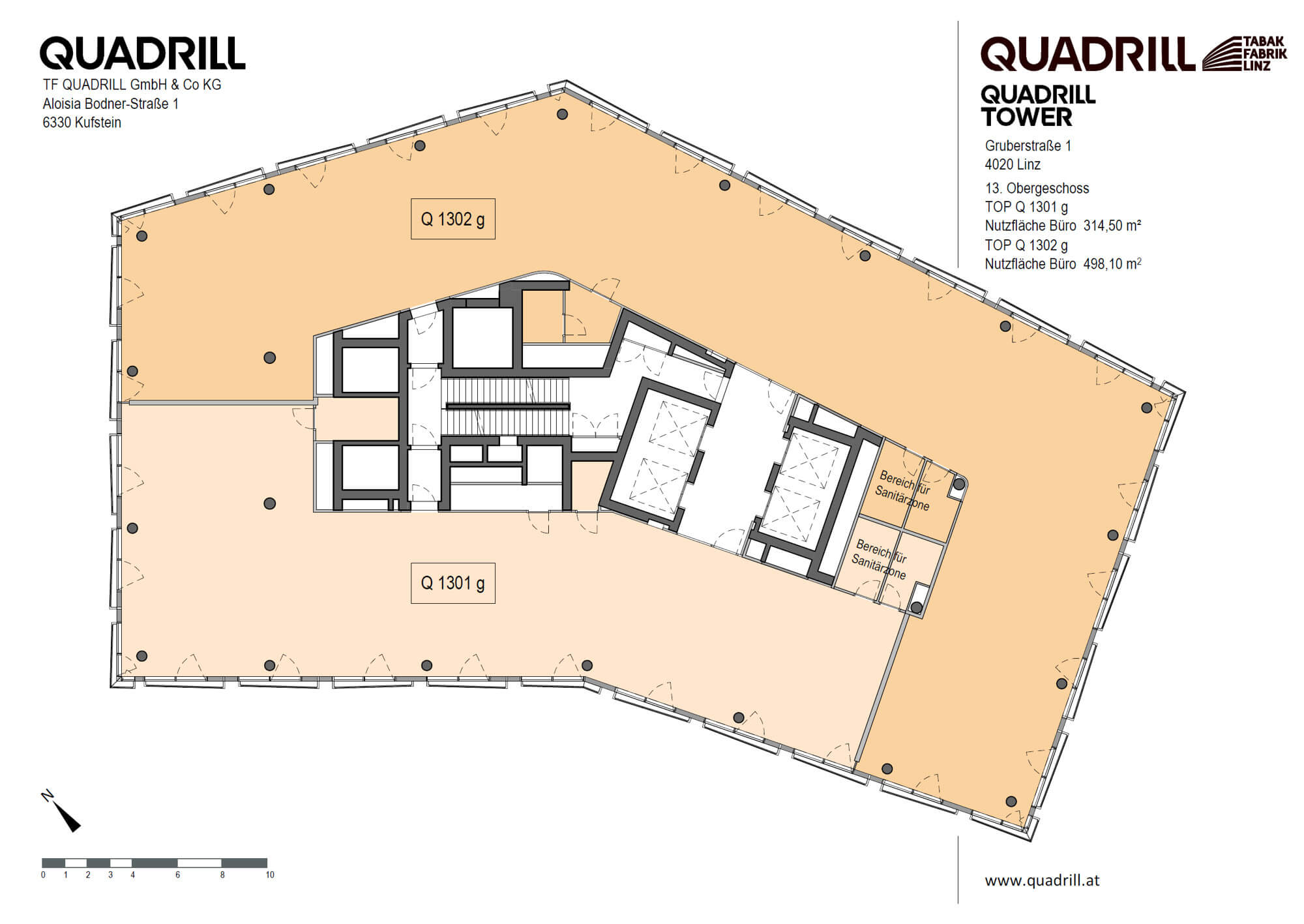 PROVISIONSFREI - Moderne Büros im Quadrill Tower