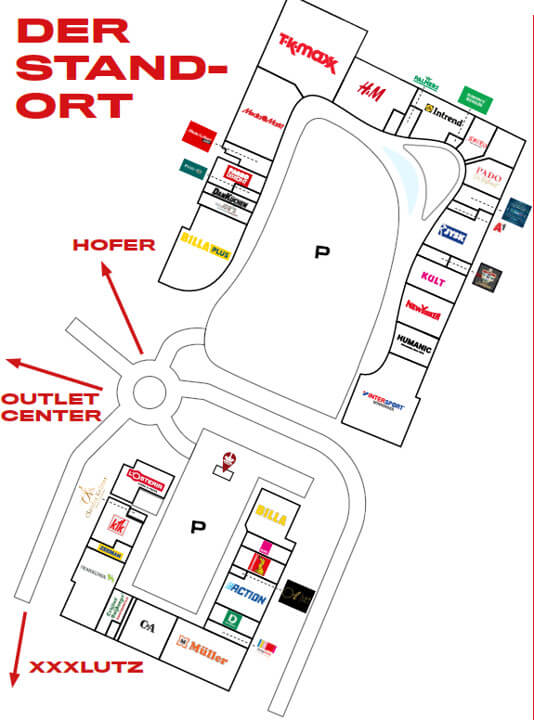 Retail Space at PADO Shopping Galleries Parndorf